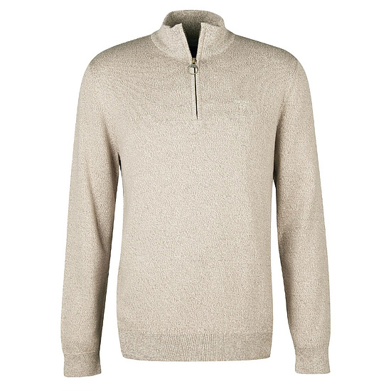 Herentrui Firle Half Zip Stone Marl 1