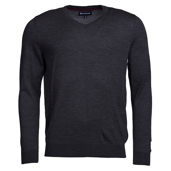 herentrui Merino V neck charcoal 1