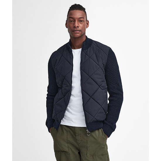 Heren vest Newland Zip Through Navy 