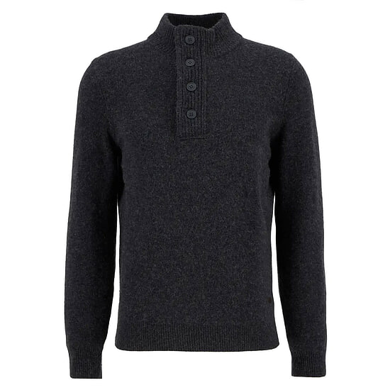 Afbeelding Herentrui Patch Half Zip charcoal 1