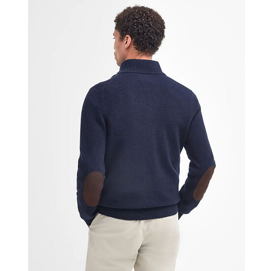 Afbeelding Herentrui Patch Half Zip navy 3
