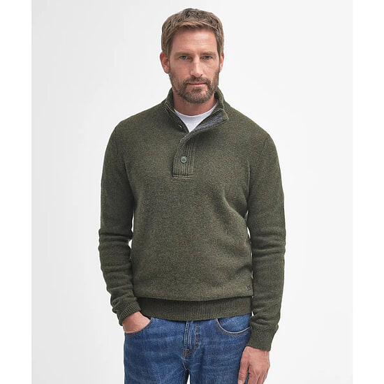 Afbeelding Herentrui Patch Half Zip Seaweed 2