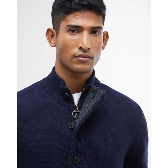 Afbeelding Herentrui Patch Zip Through navy 2