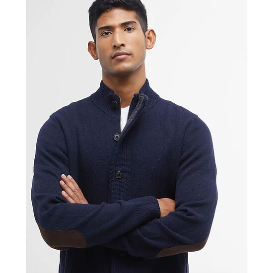 Afbeelding Herentrui Patch Zip Through navy 3