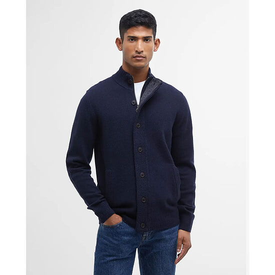 Afbeelding Herentrui Patch Zip Through navy 5