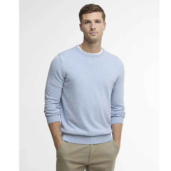 Herentrui Pima cotton crew neck Blue Haze
