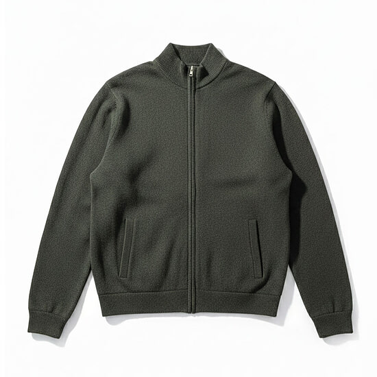 Herenvest Windstopper Lambswool Seaweed