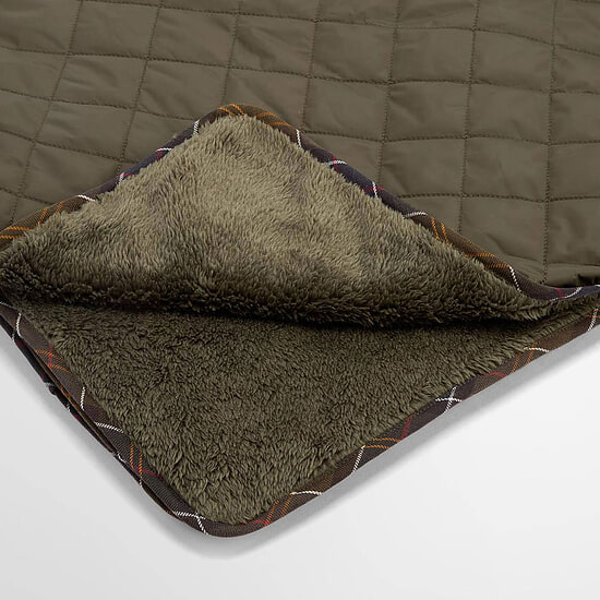 Afbeelding Honden Deken Quilt & Fleece Olive 2