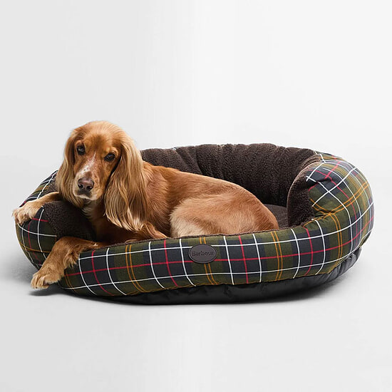 Hondenmand Snuggle Bed Classic tartan 30In