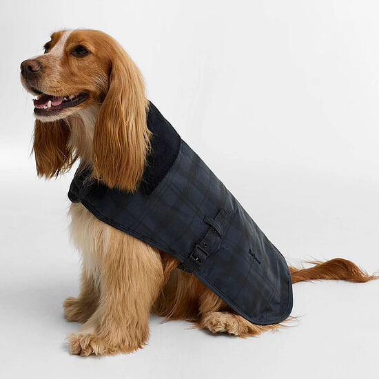 Honden Waxjas Ambleside Navy tartan