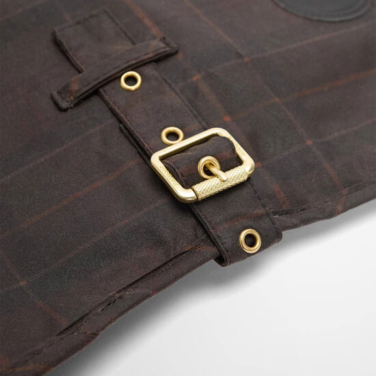 Honden Waxjas Muted Tartan