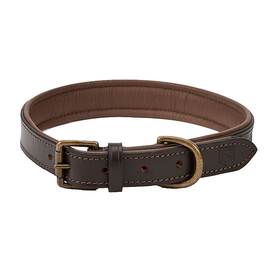 Afbeelding Hondenhalsband Axel Mahogany Leer 1 van Dubarry