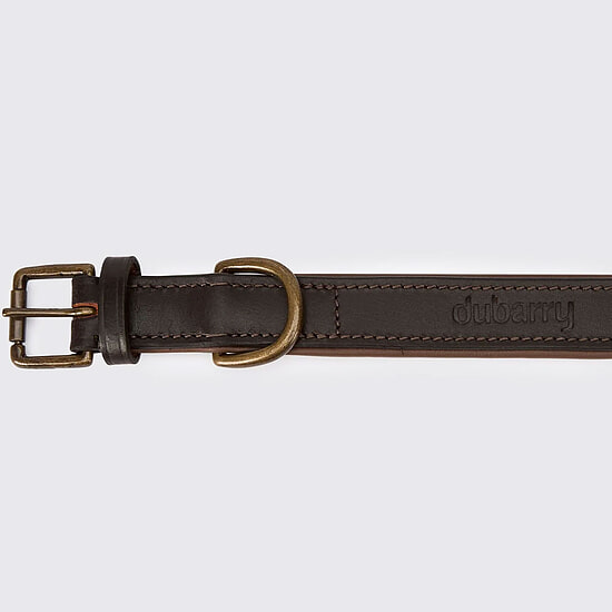 Afbeelding Hondenhalsband Axel Mahogany Leer 3 van Dubarry