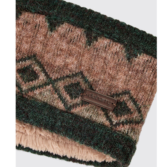 Hoofdband Drumroe Fair Isle Olive Multi