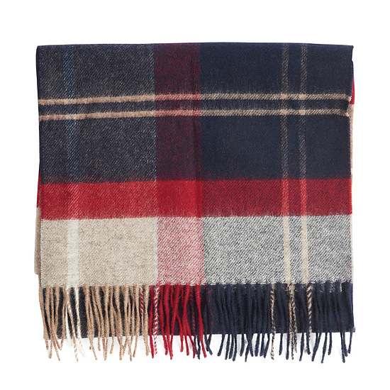Inverness tartan scarf Cranberry tartan  1