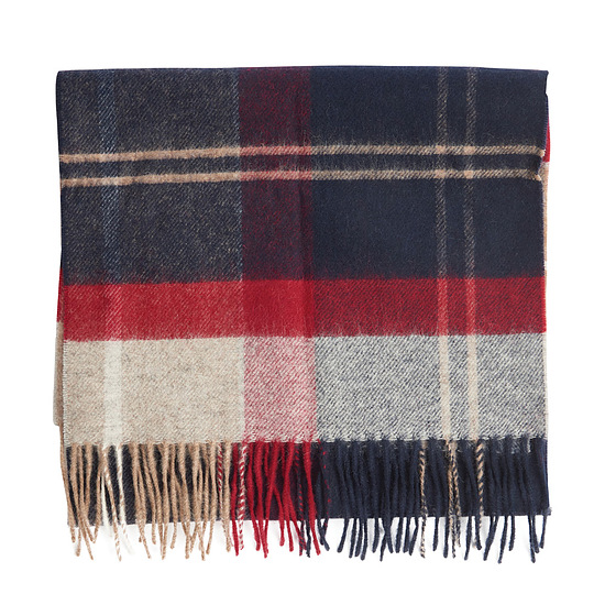 Afbeelding Inverness tartan scarf Cranberry tartan  1