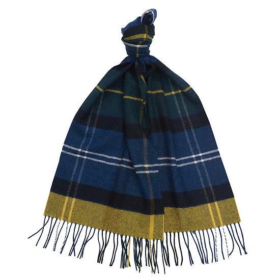 Inverness tartan scarf seaweed 1