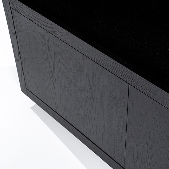 Kabinet Helsinki 4-drs 120x220cm zwart 4