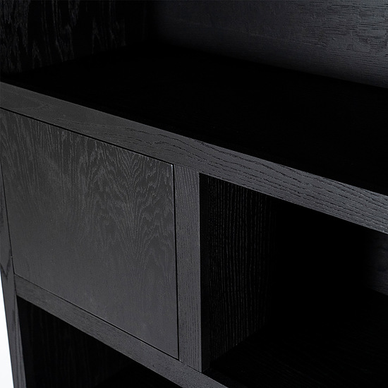 Kabinet Helsinki 150x220cm 3-drs 2 laden zwart 2