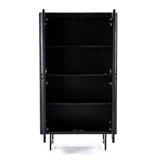 Kabinet Remi 2-drs zwart 3