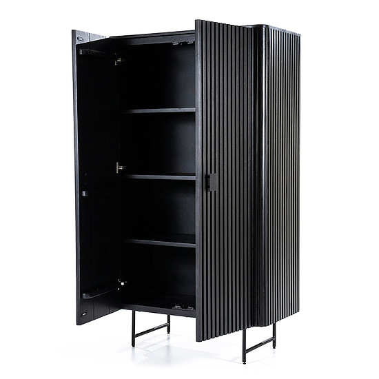 Kabinet Remi 2-drs zwart 4