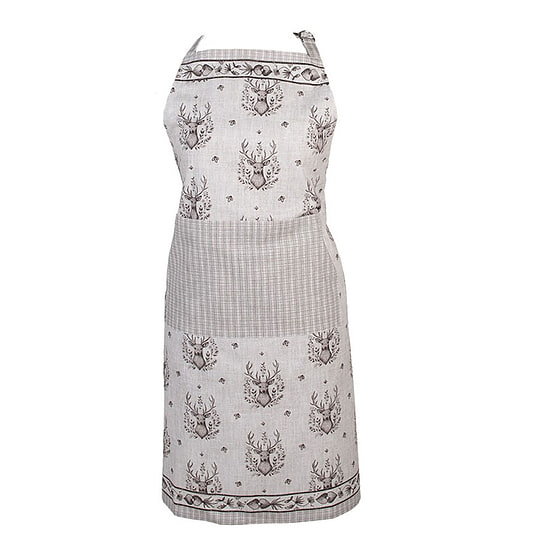 Keukenschort Bruin Beige Hert 1