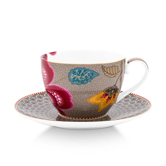 Kop en Schotel Blooming Tales Fantasy Khaki 1