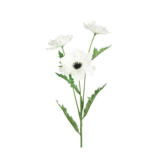 Kunstbloem Anemone Wit 1