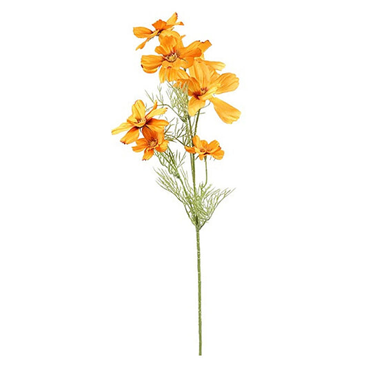 Kunstbloem Comos Oranje 1
