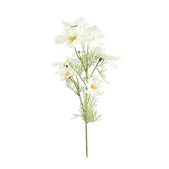 Kunstbloem Cosmos wit 1