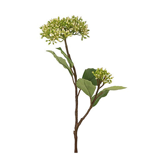 Kunstbloem Knop Cornus Cibil Wit 1