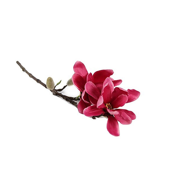 Kunstbloem Magnolia Chayca Fuchsia S 1