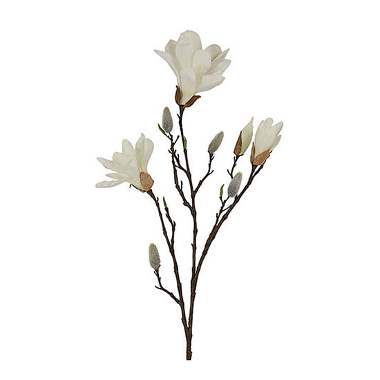 Kunstbloem Magnolia Chayca Wit M 1
