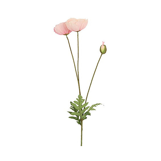 Kunstbloem Papaver Donker Roze-2 1
