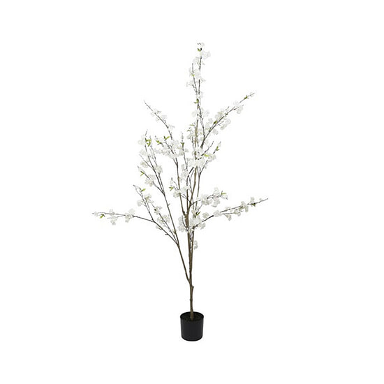 Kunstplant Prunus wit L 1