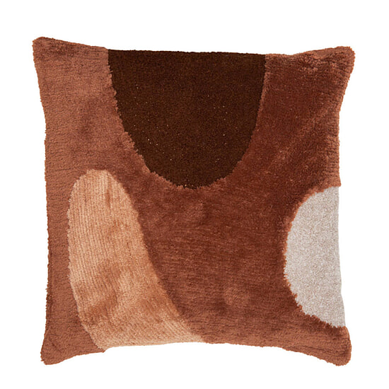 Kussen Canazei terra bruin zand 45x45 1