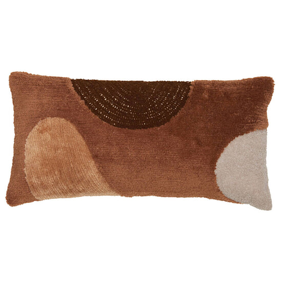 Kussen Canazei terra bruin zand 60x30 1