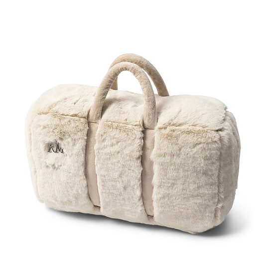 Kussen Handbag faux fur 1