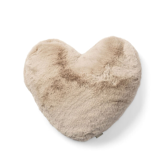 Kussen Heart Alba faux fur 1