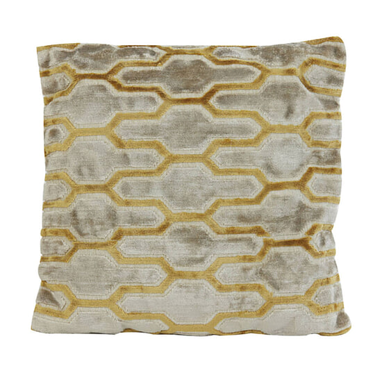 Kussen Jembana zand okergeel 45x45 1