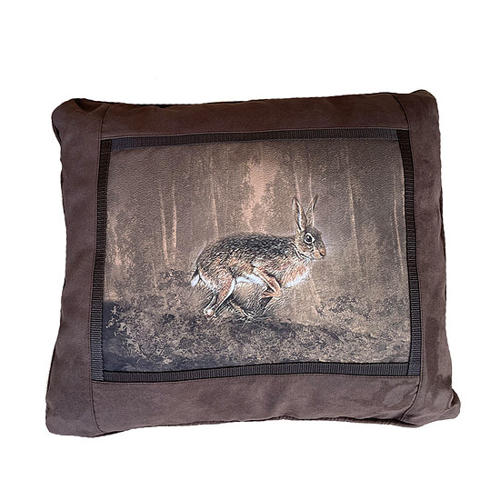 Kussen wild suede look Haas 1