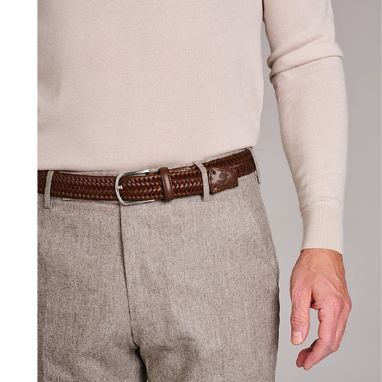 La Boucle Riem Roma Leather Brown