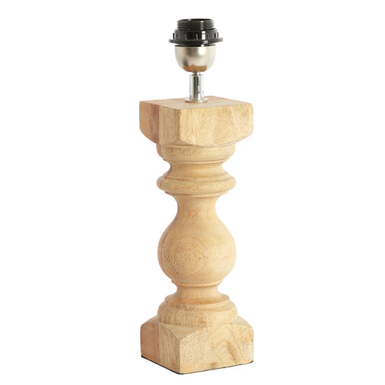 Lampvoet Cumani hout naturel S