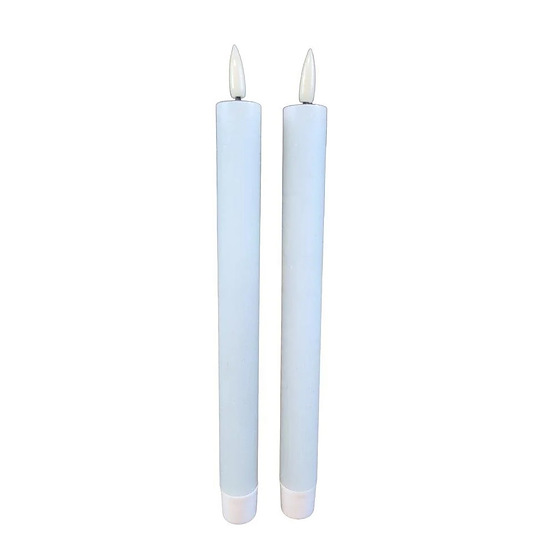 Led Diner Candles Rustic Ivory 1