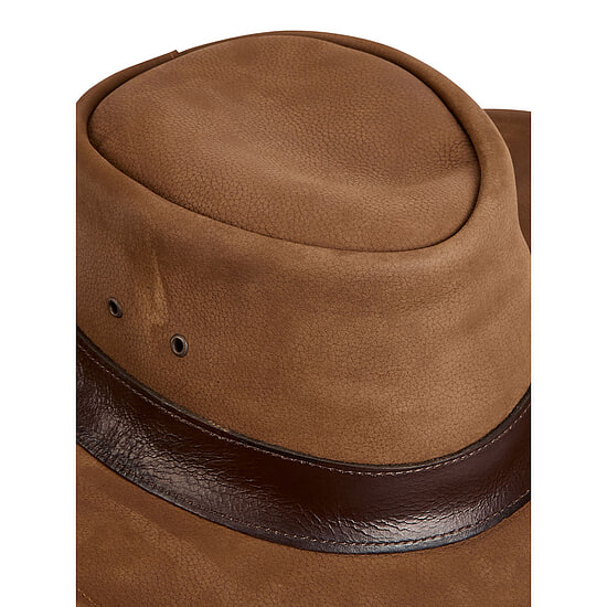 Afbeelding Leren Hoed Finlay Walnut 3