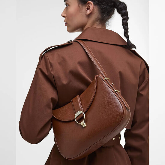 Afbeelding Leren tas Sling Alder Brown 4