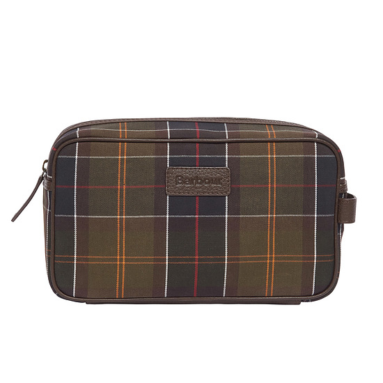 Leren Toilettas Classic Tartan 1