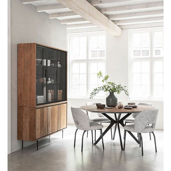 Memphis eettafel rond 160cm 2