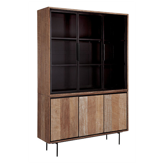 Metropole vitrinekast 140cm 2