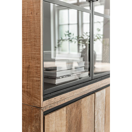 Metropole vitrinekast 140cm 7